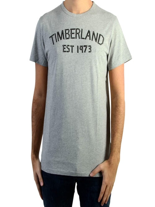 Tee Shirt Timberland Tape Tee Med Gry Heat - Kiabi