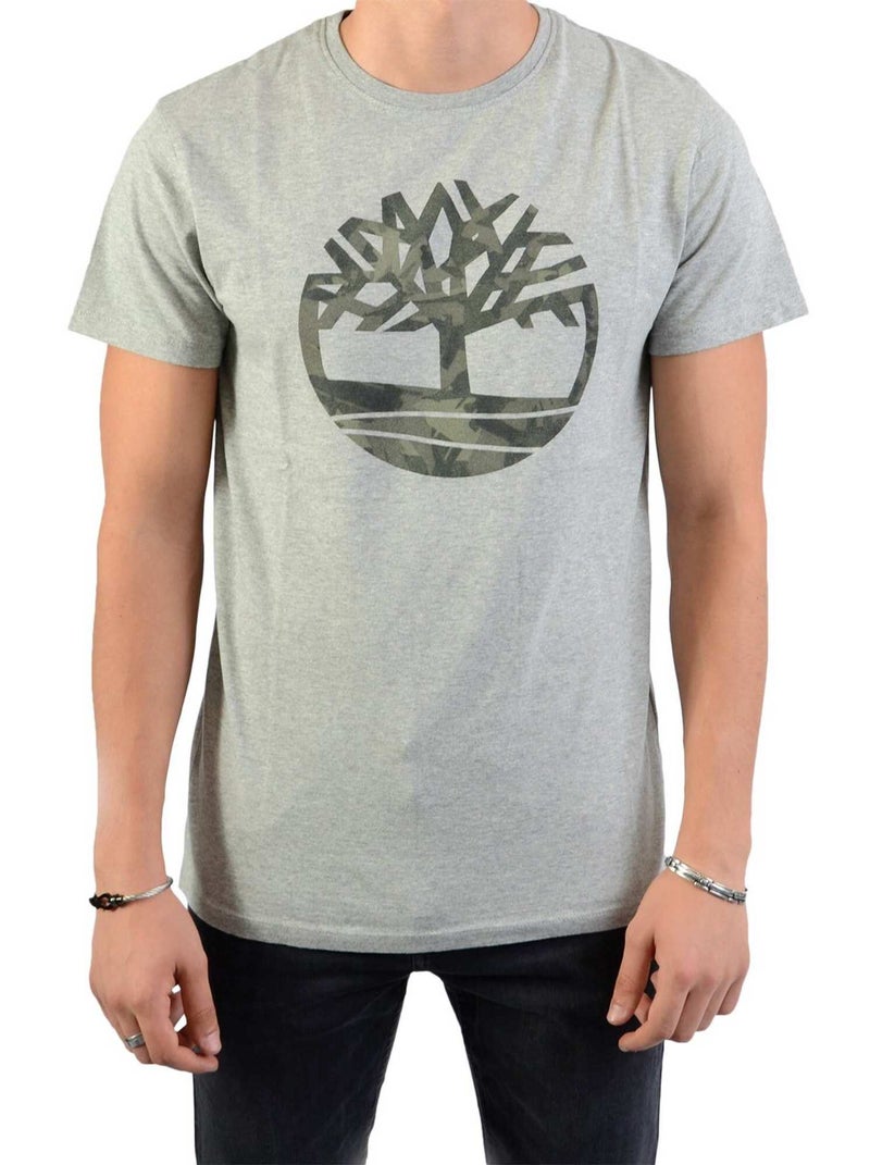 Tee Shirt Timberland TB0A1W11 Gris - Kiabi