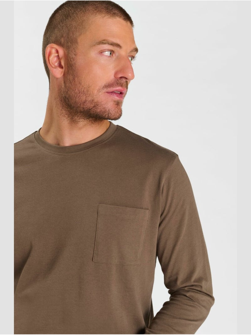 Tee-Shirt TOLAS 'Le Temps Des Cerises' Marron - Kiabi