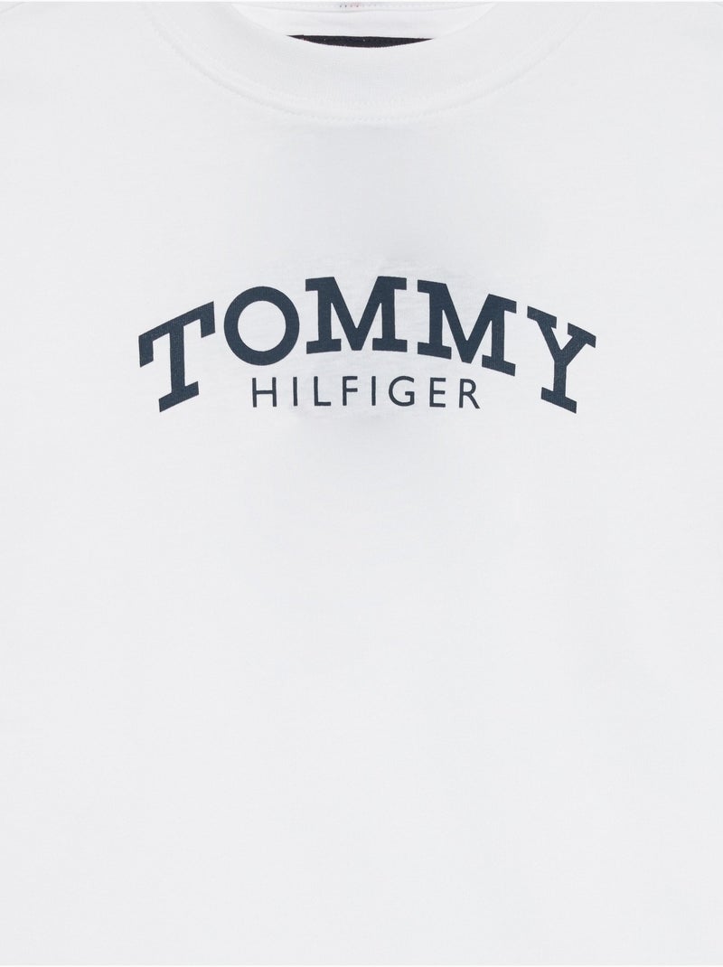 Tee Shirt Tommy Hilfiger manches longues Blanc - Kiabi