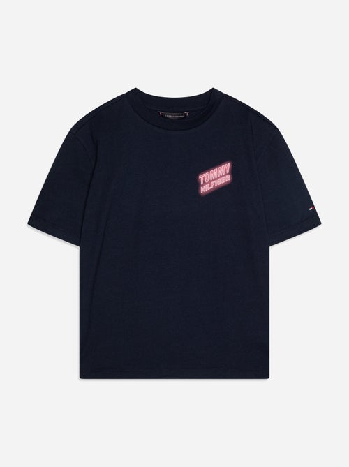 Tee Shirt Tommy Hilfiger Neon graphic unisex - Kiabi