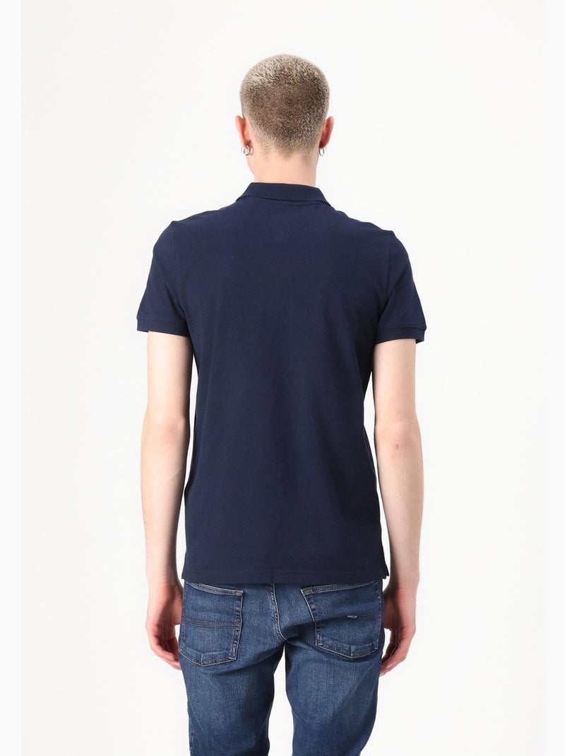 Tee Shirt Tommy jeans Placket Bleu - Kiabi