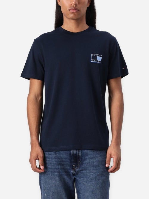 Tee Shirt Tommy jeans Slim pop color flag tee - Kiabi