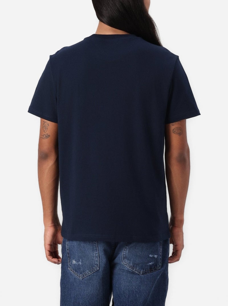 Tee Shirt Tommy jeans Slim pop color flag tee Bleu - Kiabi