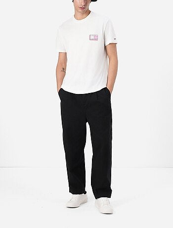 Tee Shirt Tommy jeans Slim pop color flag tee