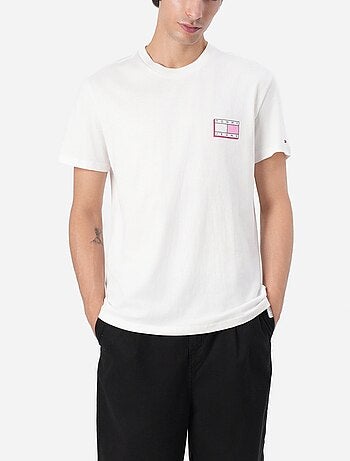 Tee Shirt Tommy jeans Slim pop color flag tee