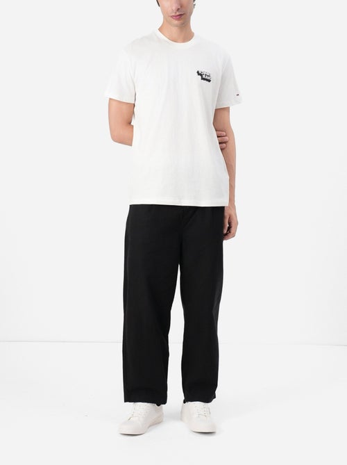 Tee Shirt Tommy jeans Tjm slim stack logo tee - Kiabi