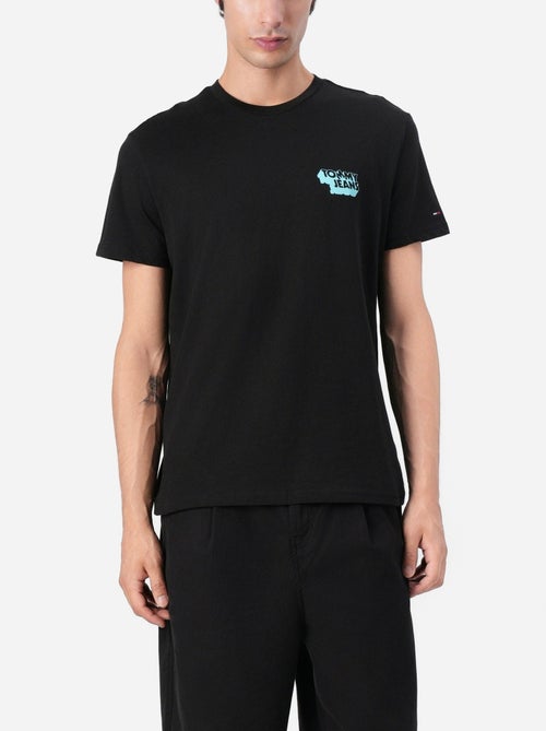 Tee Shirt Tommy jeans Tjm slim stack logo tee - Kiabi