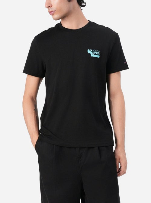 Tee Shirt Tommy jeans Tjm slim stack logo tee - Kiabi