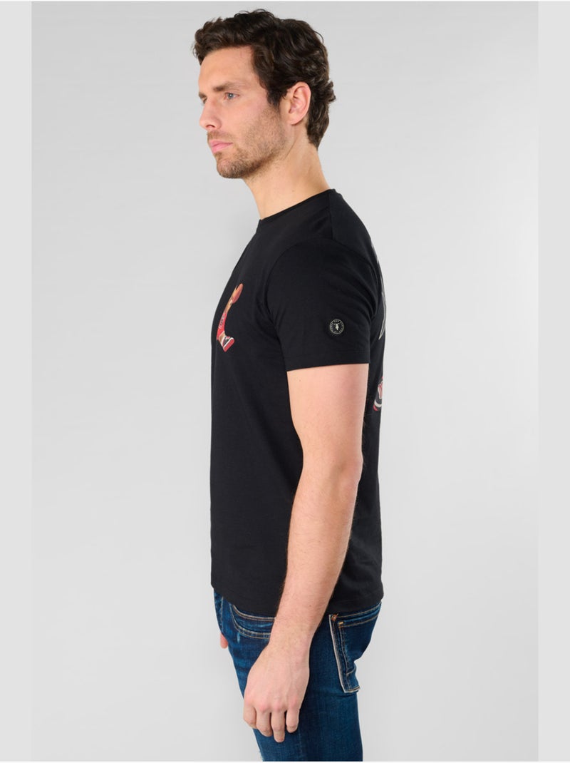 Tee-shirt toro 'le temps des cerises' Noir - Kiabi