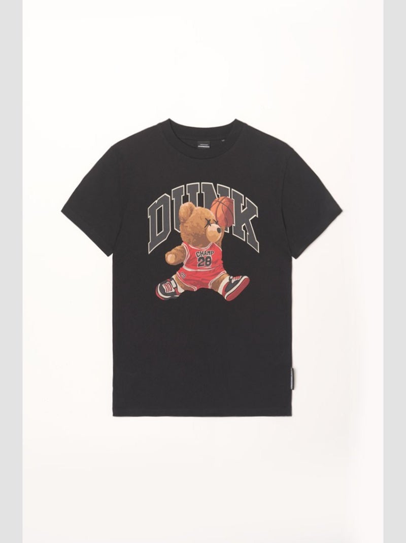 Tee-Shirt TOROBO 'Le Temps Des Cerises' Noir - Kiabi