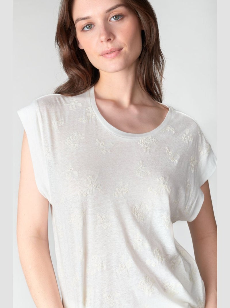 Tee-Shirt TREMIER 'Le Temps Des Cerises' Blanc - Kiabi
