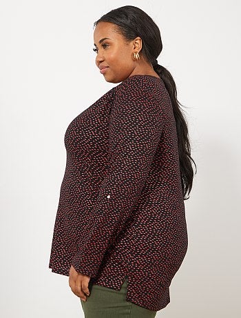 Grande taille femme - Tee-shirt tunisien imprimé - Kiabi