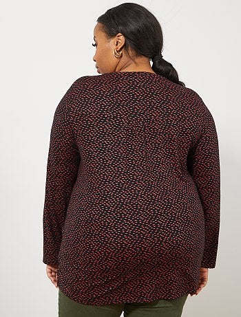 Grande taille femme - Tee-shirt tunisien imprimé - Kiabi