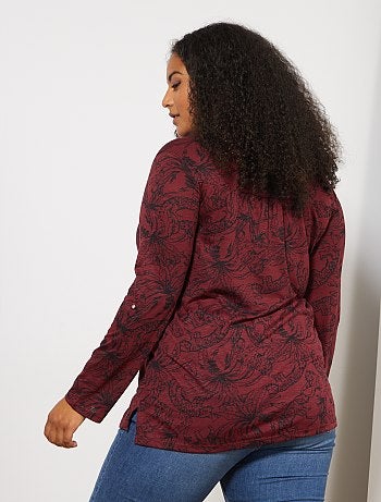 Grande taille femme - Tee-shirt tunisien imprimé - Kiabi