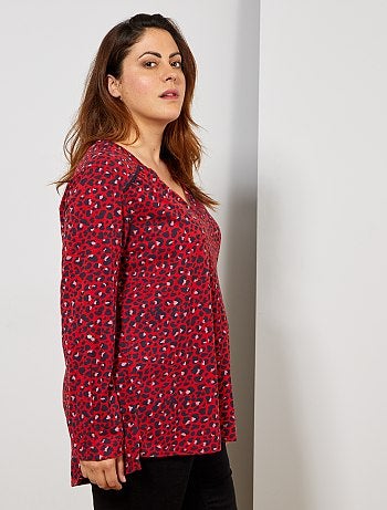 Grande taille femme - Tee-shirt tunisien imprimé - Kiabi