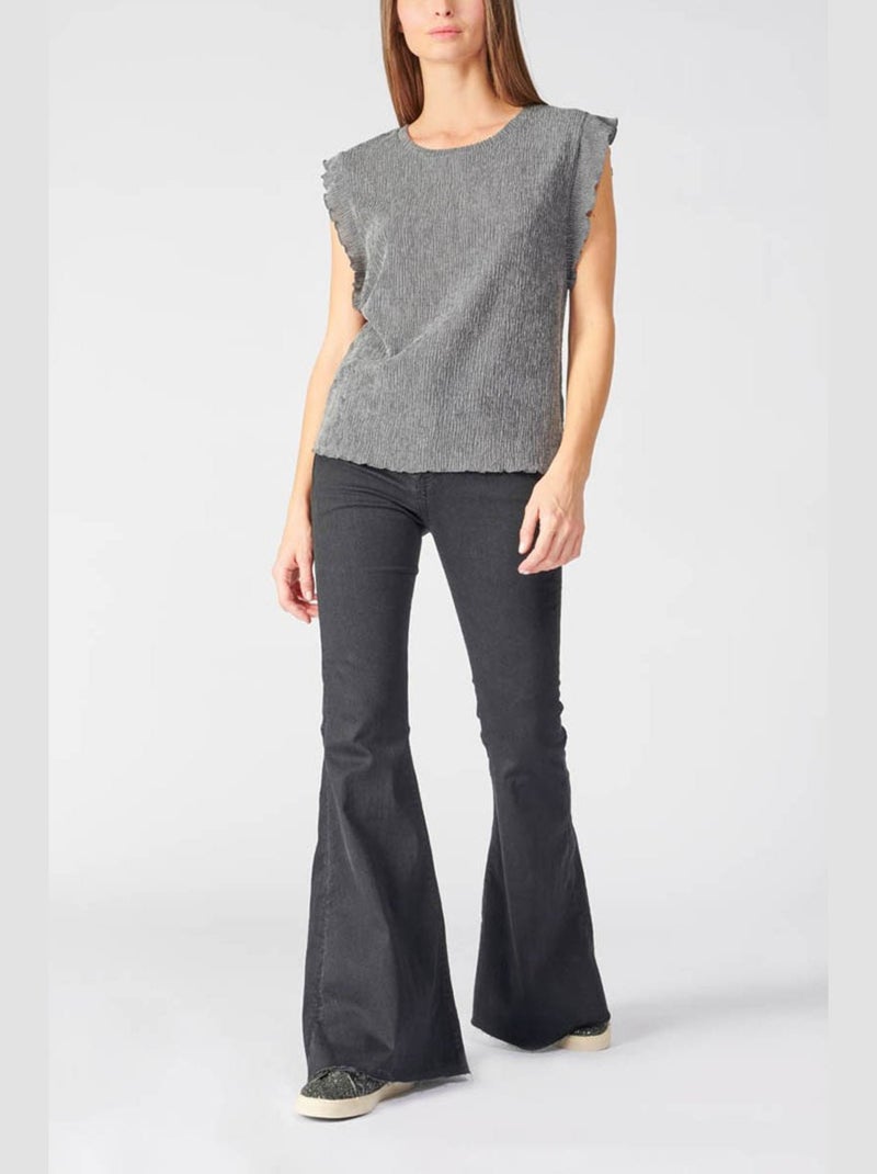 Tee-Shirt TYKA 'Le Temps Des Cerises' Gris - Kiabi