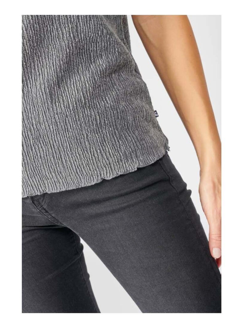 Tee-Shirt TYKA 'Le Temps Des Cerises' Gris - Kiabi