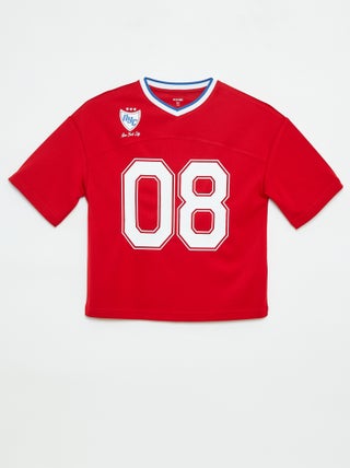 Tee-shirt type sport américain