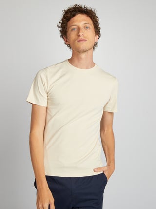 Tee-shirt uni - Slim fit