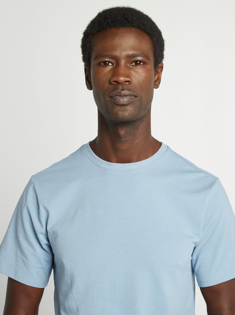 Muscle Fit Kiabi Homme T Shirt Adda Heights T Shirt Manche Longue