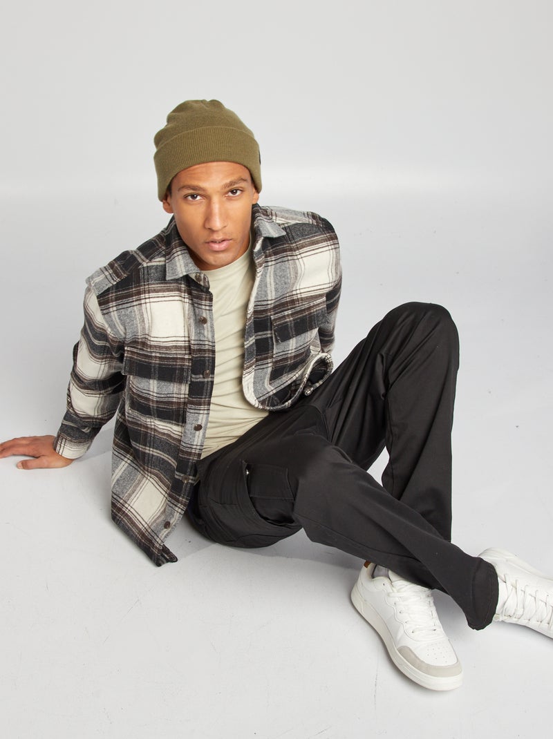 Tee-shirt uni - Slim fit Vert - Kiabi