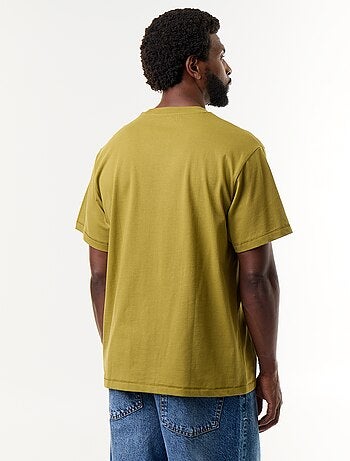 Tee-shirt uni à manches courtes confort fit - Kiabi
