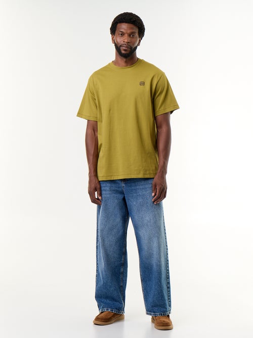 Tee-shirt uni à manches courtes confort fit - Kiabi - Kiabi Tee-shirt uni à manches courtes confort fit - Kiabi - Kiabi