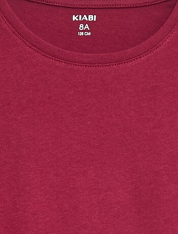 Tee-shirt uni à manches longues