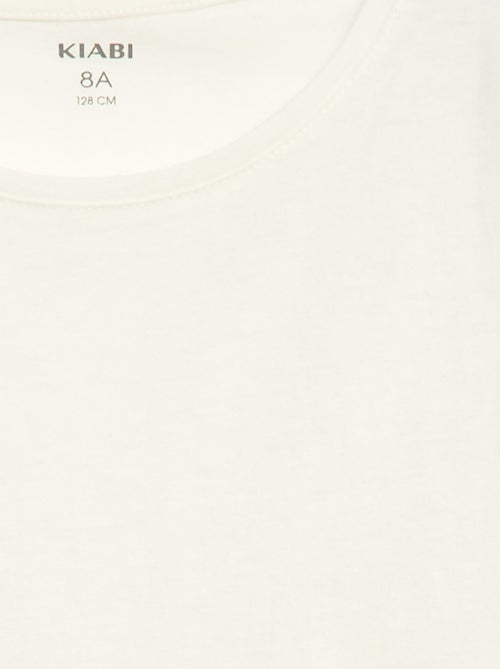Tee-shirt uni - Kiabi