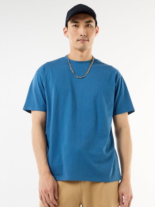 Tee-shirt uni confort fit / oversize - Kiabi