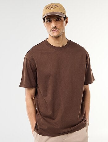 Tee-shirt uni confort fit / oversize