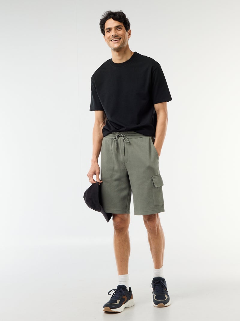 Tee-shirt uni confort fit / oversize Noir - Kiabi