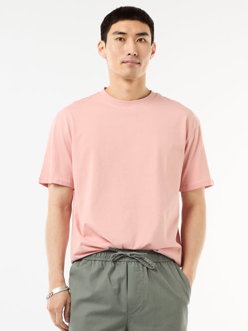 Tee-shirt uni confort fit / oversize - Kiabi