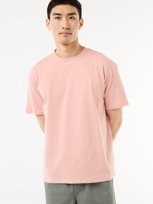 Tee-shirt uni confort fit / oversize - Kiabi
