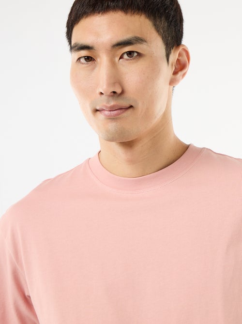 Tee-shirt uni confort fit / oversize - Kiabi