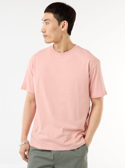 Tee-shirt uni confort fit / oversize - Kiabi