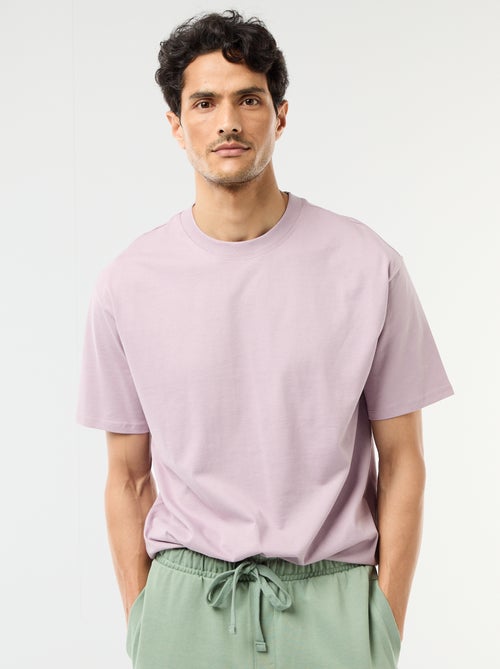 Tee-shirt uni confort fit / oversize - Kiabi Tee-shirt uni confort fit / oversize - Kiabi