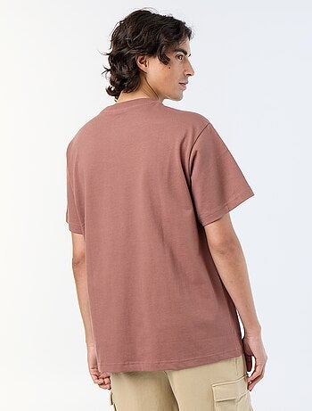 Tee-shirt uni coupe confort fit / oversize à manches courtes