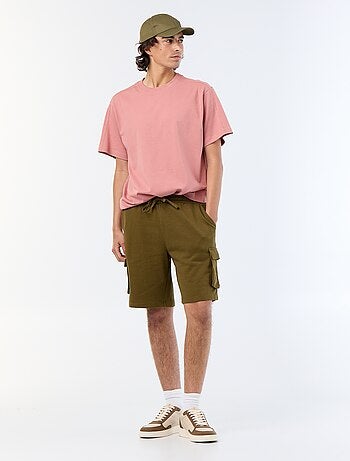 Tee-shirt uni coupe confort fit / oversize à manches courtes
