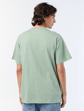 Tee-shirt uni coupe confort fit / oversize à manches courtes