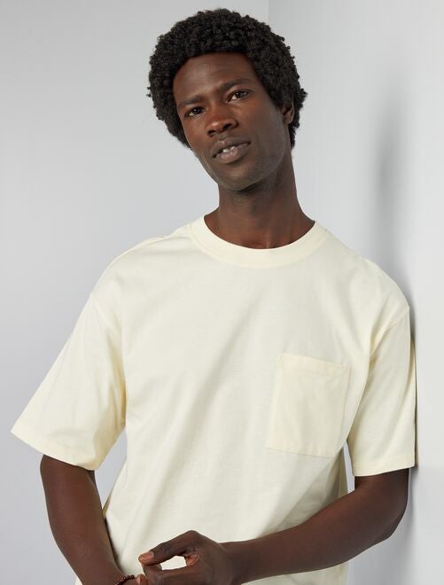 Tee-shirt uni coupe large - Kiabi