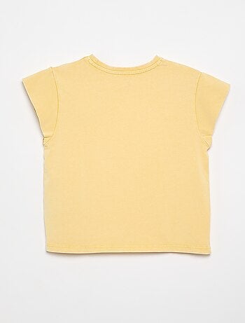 Tee-shirt uni manches extra-courtes