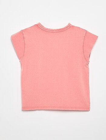 Tee-shirt uni manches extra-courtes