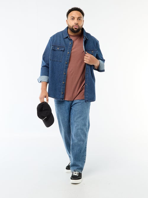 Tee-shirt uni regular fit - Kiabi