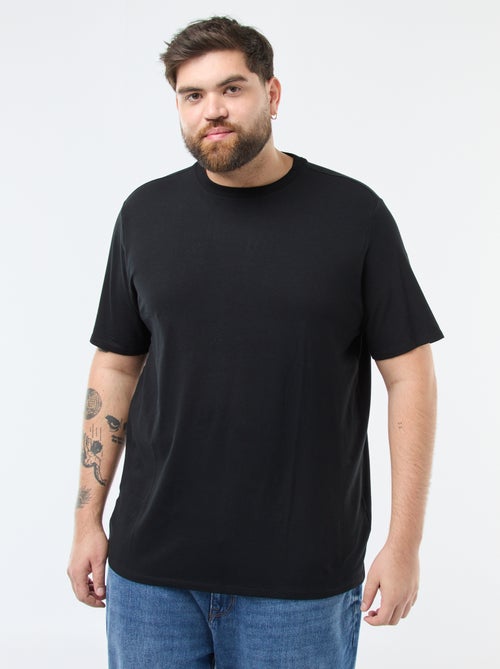 Tee-shirt uni regular fit - Kiabi