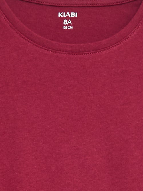 Tee-shirt uni - Kiabi