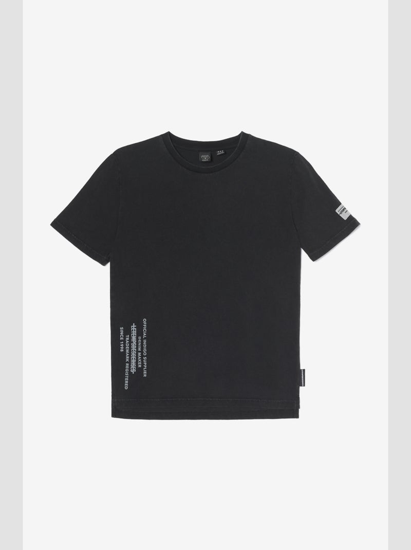 Tee-Shirt URBYBO 'Le Temps Des Cerises' Noir - Kiabi