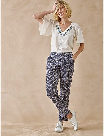 Tee-shirt V manches papillon - DAXON