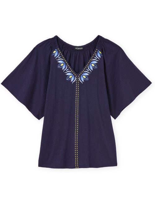 Tee-shirt V manches papillon - DAXON - Kiabi